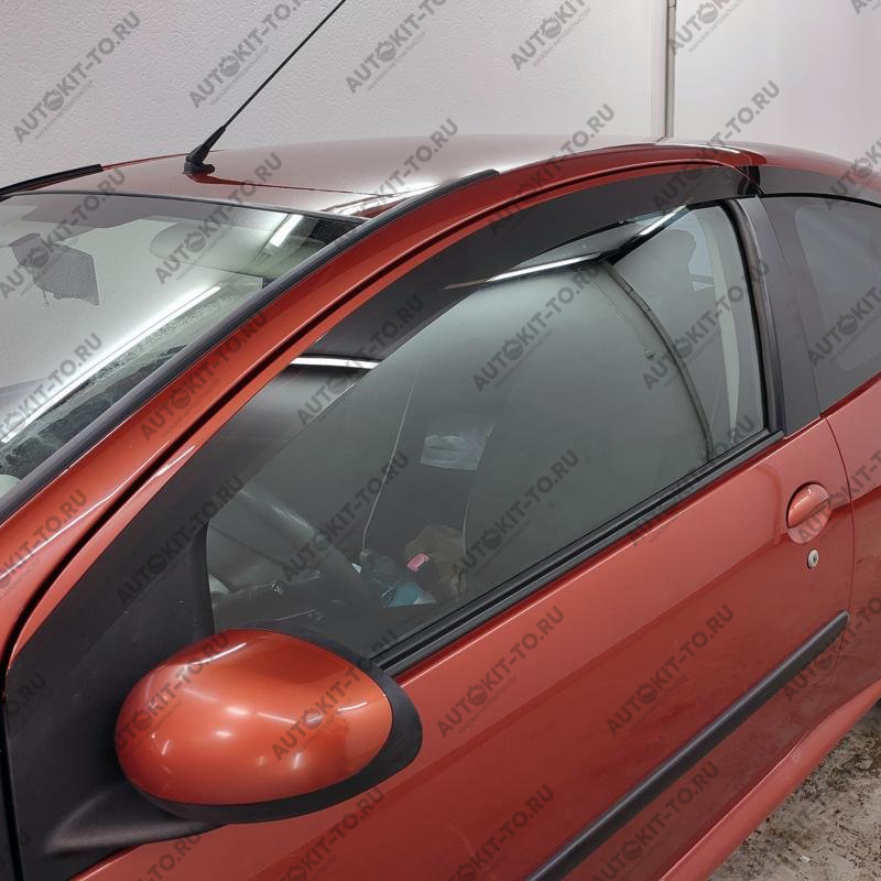 Дефлектор окон 2D, Peugeot - 107 I рестайлинг 2009-2012 4шт